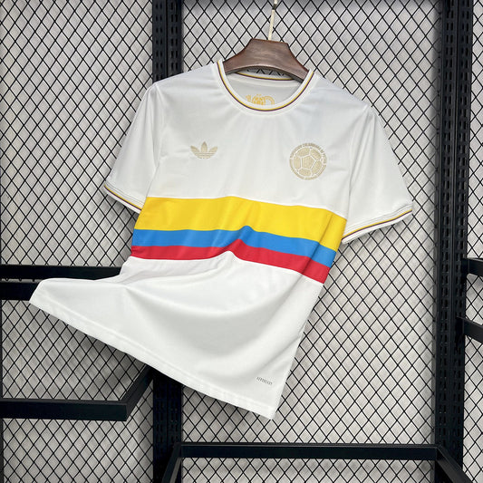 Maillot Colombie 100th White 2025